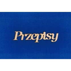 Przepisy  16x3cm  / SKLEJKA #3mm